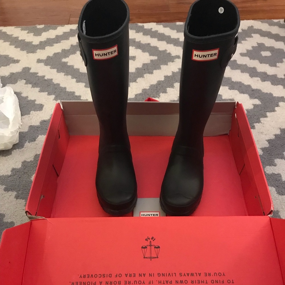 Hunter rain boots